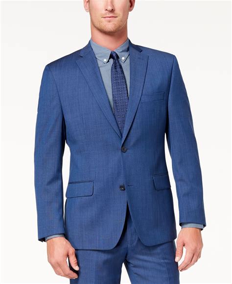 michael kors men's modern-fit stretch solid suit jacket|Michael Kors Men's Classic.